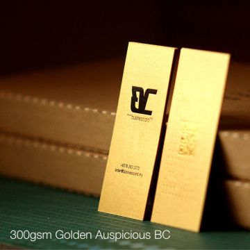 PREMIUM Business Card Printing | Free Shipping 300gsm golden auspicious bc1 24b7e552